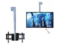 Support Mural Motorisé pour Téléviseur Au Plafond - Support De Levage Motorisé pour Téléviseur Pivotant À 360°, avec Télécommande, Compatible avec Les Téléviseurs LED De 26 À 70 Pouces(60cm)