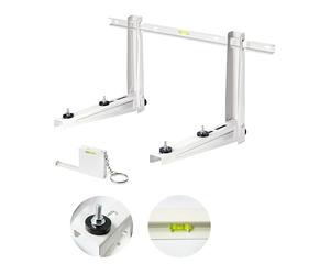 Support Mural MS257 Rodigas pour Climatiseur Split et Pompe à Chaleur - Console Murale avec Mètre Ruban et Niveau à Bulle - Longueur 550 mm