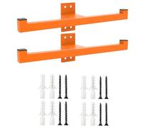 Support mural multifonction en acier lourd pour ranger en toute sécurité les tondeuses à gazon, tondeuses, souffleurs, cintres à pelouses