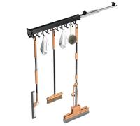 Support mural multifonction pour balai et vadrouille - Pour cuisine, placard - 46 cm