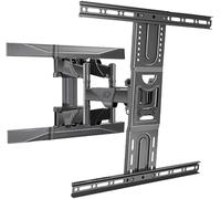 Support mural multifonctionnel pivotant et inclinable pour téléviseurs de 45 à 75 pouces - Supporte jusqu'à 45 kg - Idéal pour la configuration home cinéma.