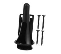 Support Mural Noir pour Clarinette Piccolo et Flûte, 1 Set | Plastique et Fer, Surface Lisse sans Bavures, Patin Doux, pour Exposition et Salle de Pratique