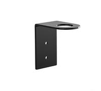 Support mural noir pour distributeur de savon - Distributeur de savon mural - Porte-bouteille - Support de suspension pour pot de douche, shampooing - Étagère de rangement pour cuisine, salle de bain