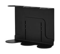 Support Mural Noir pour Distributeur de Savon Kuishi, Support pour Flacon de Savon de 250-500ml, résistant à la Corrosion & Marques, décoration de Salle de Bains sans encombrement, flacons Non Inclus