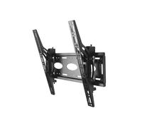 Support Mural Orientable B-Tech BT8431/B Noir pour Écrans 39-55" (99-139.7 cm), Charge Max 50kg, VESA Max 400x400, Inclinaison -15/+15°, Distance Mur 8.1-14.8cm