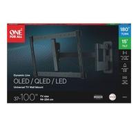 One For All Support mural orientable et inclinable Dynamic WM5657 pour TV 37" à 100" Gris et Noir