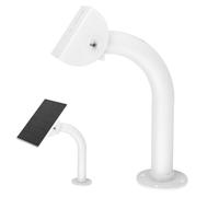 Support Mural Panneau Solaire, 30cm Bras Universel Forme L avec Tête Inclinable Multi-Angle Réglable pour Exposition Maximale Soleil pour Eufy Arlo Wyze Reolink Panneaux Solaires Ring