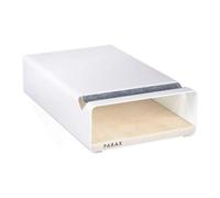 Support mural parax s rack l blanc bouleau