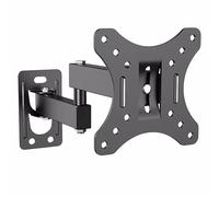 Support mural pivotant et rotatif pour téléviseur plat et incurvé de 10 à 32" VESA 100 x 100 mm/75 x 75 mm