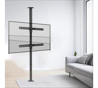 Support Mural Pivotant Pour Téléviseur, Cadre Rotatif À 360° Pour Écran Lcd, Support De Sol Réglable En Hauteur, Support Tv Pivotant Et Inclinable À 360°, Compatible Ave,32-75inch Screen-2000-2950mm