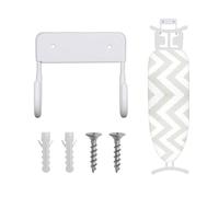 Support mural planche à repasser, rangement pratique pour petits et grands crochets, design moderne en un seul arrêt