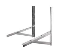 Support mural pliable en acier inoxydable pour climatiseur | Support de montage mural pour mini unité de climatisation à condensateur sans conduit pour chauffage extérieur Hvac Mini