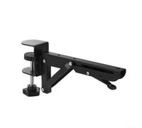 Support mural pliable pour bureau d'ordinateur, support pliable en acier avec mécanisme de verrouillage, coude réglable peu encombrant pour une utilisation à domicile ou au bureau (1 à 5 cm)