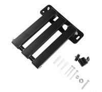 Support mural pliable pour projecteur, appareil photo et lampe vidéo LED - Bras articulé réglable - Construction en acier carbone - Design compact - Noir