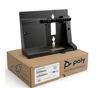 Support mural Poly pour téléphone Polycom VVX 450, conçu pour un ajustement sûr, idéal pour un poste de travail sans encombrement, améliore l'accessibilité dans les zones communes, 89D25AA
