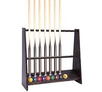 Support mural pour 10 queues de billard et accessoires de billard, support mural pour salle de billard et club, accessoires de table de billard