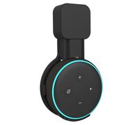 Support Mural pour Amazon Echo Dot 3, Gestion de câbles intégrée sans vis, étui de Support Compact dans la Cuisine, - Noir