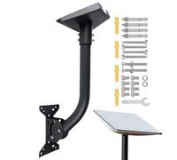 Support mural pour antenne, kit de montage d'antenne murale, support de toit mural pour montage d'antenne, réglage flexible de l'angle et forte capacité de charge, support d'antenne pour mur