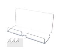 Support mural pour appareil - 18 x 3 x 9 cm - Étagère compacte en acrylique - Support pour gadgets avec support adhésif | Rangement mural pratique pour chambre à coucher, salon et atelier, excellent