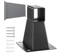 Support Mural pour Auvents Latéraux - Support Mural pour Auvents Latéraux en Métal, Comprend Vis Et Rondelles | Accessoires pour Auvent Faciles À Monter Au Mur Convient À La Plupart des Côtés