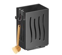 Support mural pour baguettes - Support mural pour baguettes - Rangement pour ustensiles de cuisine - Organiseur autonome multifonction pour cuillères et baguettes - Garde les ustensiles au sec