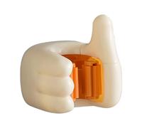 Support mural pour balai - Fixation adhésive - Organiseur d'outils de jardin robuste et antidérapant - Sans perçage - Étagère de rangement multifonction pour râteau, tondeuse, pelle