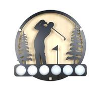 Support mural pour balle de golf - murale en métal pour balles de golf - Scène de golf - Décoration murale - murale - Art mural - Pour salon, maison, hôtel, Comme sur la photo, 30 x
