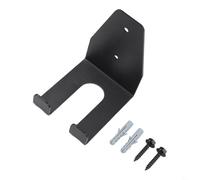 Support mural pour barre d'haltères pour garage et salle de sport à la maison, rangement vertical pour barres de moins de 33 mm de diamètre en acier robuste avec coussinets de protection en caoutchouc