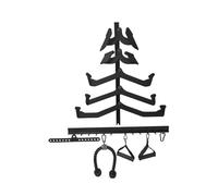 Support mural pour barres de traction, 5 pièces, peu encombrant, accessoires de câble, support de rangement pour la maison, pour ranger les équipements de fitness, pour le garage, hommes et femmes