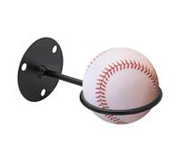 Support mural pour batte de baseball - Support d'écran de 7,6 cm | Support de raquette en fer - Support de batte résistant à la rouille avec vis incluses pour le bureau à domicile ou la salle de sport