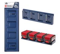 Support mural pour batteries Bosch 18 V | Support de batterie | Idéal pour atelier ou van | Montage facile