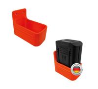 Support mural pour batteries compatibles STIHL AP 20, AP 30, AP 200 S, AP 300 S, AP 500 S - porte-batterie pour atelier et garage, 1 ou 2 batteries (Support pour 1 batterie)