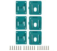 Support mural pour batteries et outils 18 V compatible avec les modèles Bl1815 Bl1820 Bl1830 Bl1840 Bl1850 Bl1860 Rack en plastique ABS robuste pour garage pour organisation d'atelier avec matériel (3