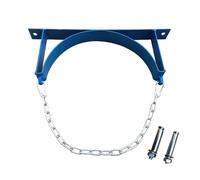 Support mural pour bouteilles de gaz, support de réservoir en acier pour petits réservoirs de propane et d'oxygène, support fixe, 35 cm, bleu