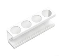 Support mural pour brosse à dents 20 x 5 x 8,5 cm - Peu encombrant (blanc) | La base de diatomite absorbe l'eau, séchage rapide, évite les flaques d'eau, pour brossage électrique et manuel