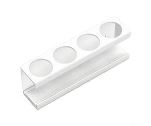 Support mural pour brosse à dents 20 x 5 x 8,5 cm - Peu encombrant (blanc) | La base de diatomite absorbe l'eau, séchage rapide, évite les flaques d'eau, pour brossage électrique et manuel