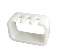 Support mural pour brosse à dents pour différents types de brosses à dents - Facile à suspendre - Égouttoir efficace pour salle de bain