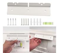 Support mural pour calendrier de puits de toit, 1 support en métal sans perçage sans goujon, compatible avec écran numérique de 15", montage encastré, installation murale robuste pour bureau à