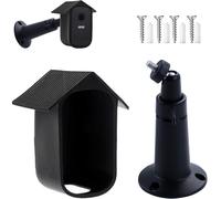 Support Mural pour caméra de sécurité + Coques de Protection en Silicone pour eufyCam 2C Support Ajustable à 360° Protection étanche et Anti-UV Accessoires pour caméra de sécurité