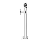 Support Mural pour caméra de sécurité extérieure, Support de caméra Robuste en Acier galvanisé, Poteau extérieur Universel, Convient aux caméras à usages Divers, avec Bras Horizontal, 100 cm