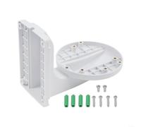Support mural pour caméra de surveillance IP modèle DS-1258ZJ | Matériau ABS robuste, design blanc, adapté aux modèles Hikvision, montage facile à vis