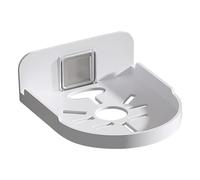 Support mural pour caméra - PP 12 x 9,5 x 3,5 cm, étanche, charge solide, trou de fil, facile à installer, blanc transparent | Support intérieur ou extérieur position stable refroidissement drainage