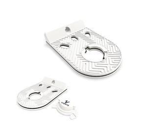 Support Mural pour Caméras EZVIZ (Blanc / Accent noir pack x2) | Fixation Orientable, Compatible C6N, CP1, TY1, H6c, Matériau Haute Résistance