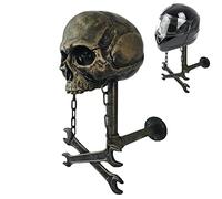 Support mural pour casque de moto Skull | Support pour casque avec