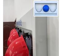 Support Mural pour Casque de Pompier - Présentoir Robuste pour Casques de Chantier et ateliers - Peut contenir 3 Casques de sécurité en Toute sécurité - Idéal pour Le Bureau ou la Maison