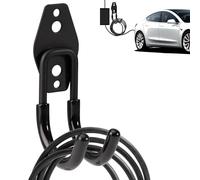 Support mural pour chargeur de voiture électrique, support de chargeur mural durable, crochet en J en acier pour chargeur de voiture électrique, rétracteur, chargeur EV, accessoires de rangement
