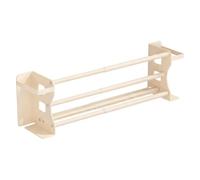 Support mural pour chaussures derrière porte coffre double couche