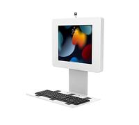 Support mural pour clavier - CTA universel de sécurité avec plateau de clavier pour iPad 10,2" (7e à 9e génération), iPad Pro 11", Galaxy Tab S3 9,7", et plus (PAD-PARAKBTW) - Blanc