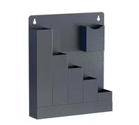 Support mural pour colliers de serrage | Stockage 6 Poches Pour Abri De Jardin - Rangement Pour Attaches-Câbles,pour professionnels installateurs propriétaires bureau à domicile studio atelier garage