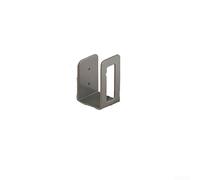 Support mural pour couvercle de casserole en acier inoxydable sans perçage pour planche à découper et poêles, économie d'espace, organisation de la maison, couleur noire, 8 x 5,3 x 4,5 cm, taille